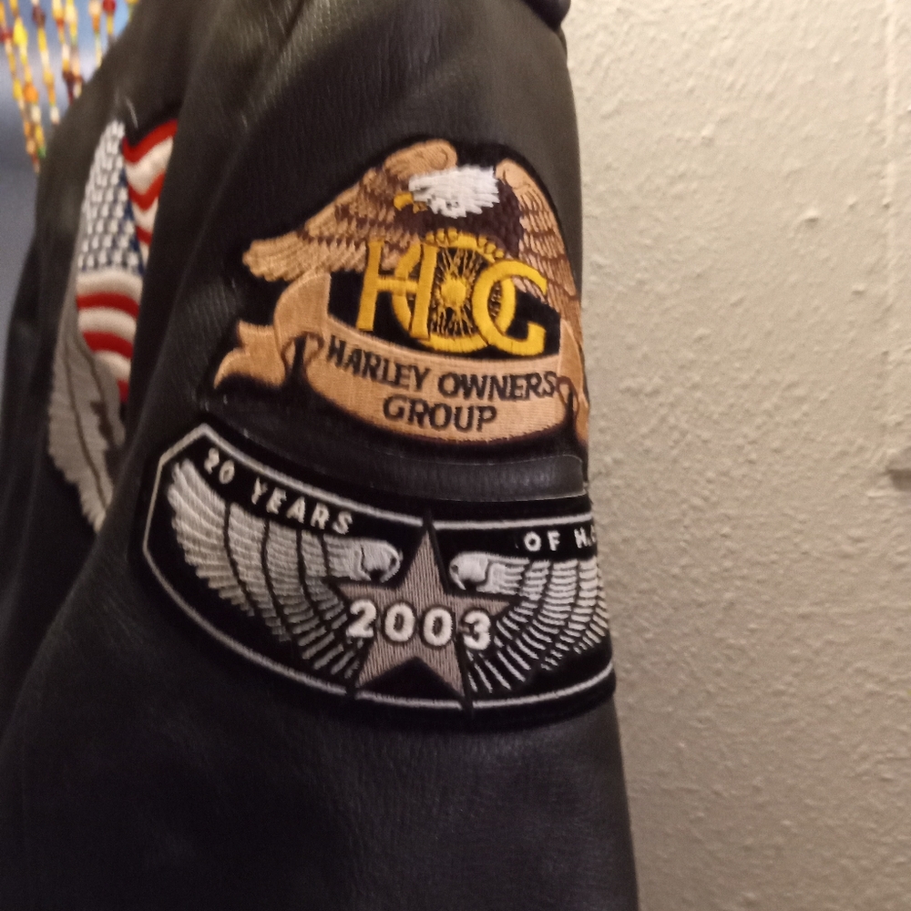 FMC Brand leather motorcycle jacket